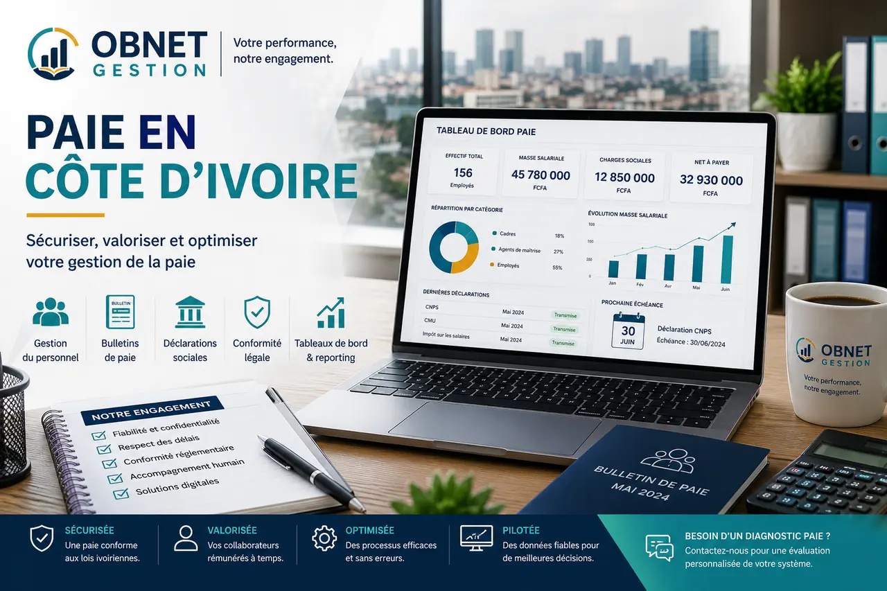Article sur la paie et les obligations sociales en Côte d'Ivoire