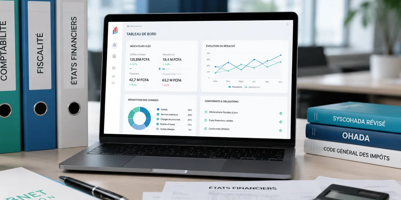 Suivi comptable, fiscalité et tableaux de bord OHADA