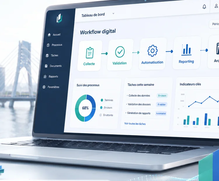 Workflow de digitalisation et automatisation des processus PME